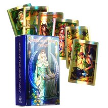 타로 스프레드천 원형 타로카드 러그 Everyday Witch Tarot Cards:, 올해의 바퀴