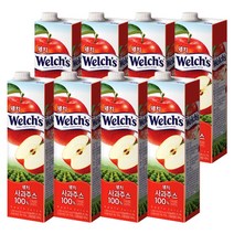 웰치스 웰치 사과 주스 1L x 8팩