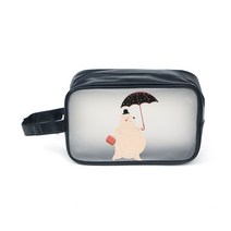 레이니 베어 반투명 파우치 여행용 화장품 운동 가방 불투명 목욕 트래블 수납 메이크업 수영 스포츠 물놀