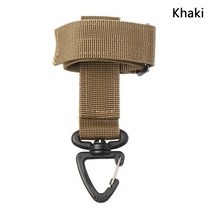 캠핑용품 분실 방지 나일론 장갑 후크 안전 클립 야외 장갑 등산 로프 보관 다목적 조정 캠핑 장갑 걸이, 03 khaki