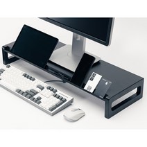 [컴퓨터키보드선반] 코시 슬라이드 키보드 받침대 ST4035, 블랙, 1개