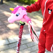 마이크로 21세기 킥보드 호환 헤드 악세사리 홀로그램 네임스티커 용품 유아 아동, 드래곤(블루)