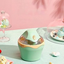 MEKAPEN 젤라또기계 가정용 소프트 아이스크림기계 슬러쉬 간식 제조기 음료냉각, 그린(500ml)