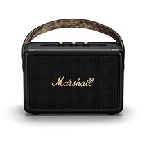 marshall kilburn ii 휴대용 블루투스 스피커 블랙, 검정 및 황동