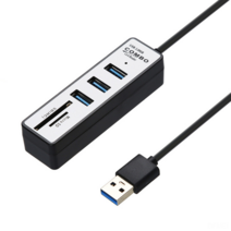 DFMEI 제조업체 공급 새로운 3.0hub+카드 리더 USB 콤보 다기능 3.0 Seite Reader SD TF, 하얀색