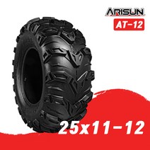 아리선 ATV타이어 AT-12 25x11-12 사륜오토바이타이어 오프로드 비포장도로용