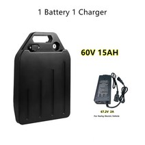 삼륜 전기차 전기 운반차할리 전기 자동차 18650 이온 방수 배터리 20Ah 두 바퀴 접이식 Citycoco 스쿠터, 02 Type A With charger, 한개옵션1