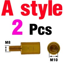 낚시 작살 수중 촉 해루질 물고기 바다 스피어건 MNFT-M8/M10/M12 네트 헤드 어댑터 퀵 릴리스 조인트 커넥터 태클 2 개입, [01] A style 2PCS
