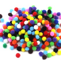 [홈앤스쿨] 칼라 뿅뿅이 (10mm) 폼폼이 솜방울 단색 혼합색상 일반, 화일트