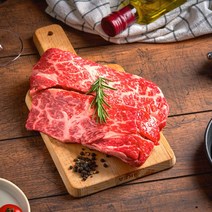 미트마블 호주 와규 등심 척아이롤 호주산 소고기 구이용 300g 500g 척아이롤 스테이크 호주 산 척아이롤 블랙 앵거스 스테이크 소등심 소등심구이용 수입 꽃등심 스테이크용소고기, 등심 300g 구이용 (두께 1cm)