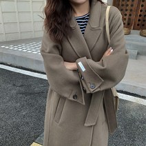 여자모직코트 추동자켓 캐시미어 핸드메이드 울코트 간절기 윈드브레이커 외투 윈드쟈켓 트렌치