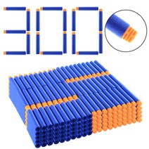 전자 업소 다트1000 cm 총알 유니버설 버퍼드 소프트 다트 플랫 헤드 토이건 너프 엘리트 시리즈 블래스터, 03 300PCS