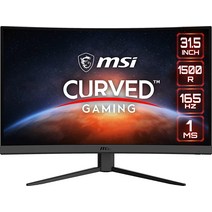 MSI Optix G32CQ4 E2 QHD 1500R 곡률 16:9 화면 비율.. 정품보장, G32CQ4 QHD, 165Hz, 1개