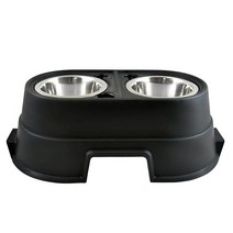 OurPets 컴포트 다이너 높이가 있는 강아지 사료 식기대(위로 올라온 밥그릇 대형견 중형견 소형견을 위한 10.2cm(4인치) 20.3cm(8인치) 30.5cm(12인치)로 제