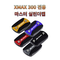 프로라이더스 XMAX300 전용 마스터실린더 연료커버 야마하 엑스맥스 오일커버, 블루