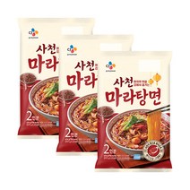 [제일제당] [CJ] 사천마라탕면 2인분 434G X 3, 상세 설명 참조