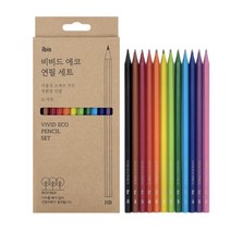 HB연필세트 12본 에코 무지개 학용품 문구류 선물, 단품
