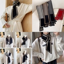 [마니드림]H고리 쁘띠 니트 머플러 4color/목도리/스카프