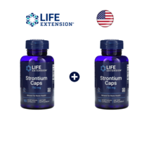 1+1 라이프익스텐션 구연산 스트론튬 250mg 90베지캡슐
