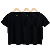 [조던16] 슬로비 국산 순면 남녀공용 반팔 티셔츠 3팩