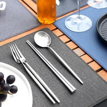 소이다 스테인레스 커트러리 수저세트 2color, 젓가락, 실버