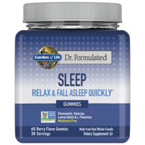 가든오브라이프 성인 슬립 구미 엘더베리 면역력 강화제 60정 / Garden of Life Adult Sleep 60Gummies