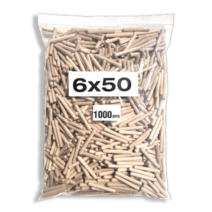 목다보 목심 나무못 6mm 6x50 1000개