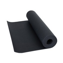 에코요기 PVC 요가 매트 6mm, 블랙