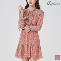 로엠 로엠 잔꽃 원피스_RMOW949RQC