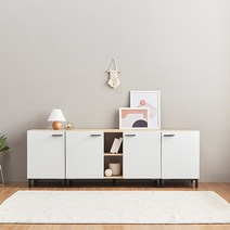 오너클랜 [히트가구] 1600 도어 다용도수납장 C3375, 그레이