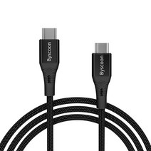 NFC단말기 NFC카드단말기 Byscoon 고속 충전기 PD 60W 3A USB C To Type U 케이블 Xiaomi Poco X3 NFC Macb, 01 Black_03 0 2m