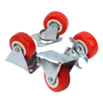 [FreeManner] 고정식 부착식 무거운 짐 이동식 바퀴 가구 회전 바퀴 붙이는 바퀴, 회전형 4P