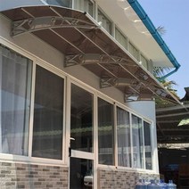 캐노픽스 1500 X 1200 컨테이너 조립식집 창문어닝 개인차고 이동식 농막 배란다 펜스, 그린렉산 검정 브라켓 검정 바