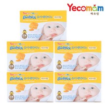 예꼬맘 세탁비누 180g x 5P 유아 빨래비누, 1세트
