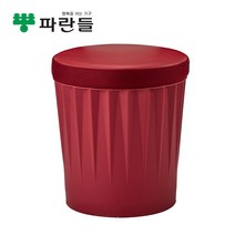 [파란들]드럼체어 일체형 스툴의자, 기본형_레드
