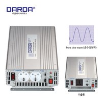 DARDA 다르다 순수 정현파 12V 차량용인버터 DK-1208 800W, 1개