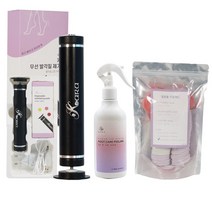 네일샵 각질관리전문 전동 발각질 제거기 발 뒤꿈치 굳은살(연화제300ml+대용량 MIX 패드 무료), 카라)무선 발각질제거기+각질 연화제+대용량 MIX 패드