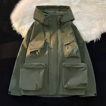 여성 바람막이 봄가을 아웃도어 후드 코트 멀티 포켓 자켓