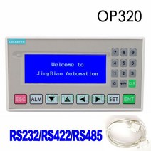 텍스트 디스플레이 md204l op320-a 패널 디스플레이 화면 hmi(다양한 plc용 rs232rs422rs485 포함 modbus 프로토콜 3x 4x 지원)