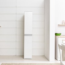 장인가구 세이지 LPM 1800 주방 틈새수납장, 화이트