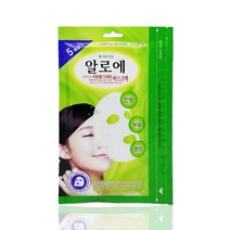 예쁜얼굴 알로에 마스크팩 5매입, 1개