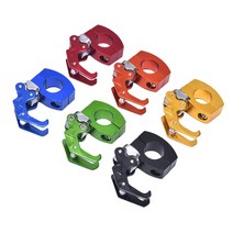 피트인 오토바이 봉지걸이 CNC 알루미늄 범용 22mm 핸들바, 1개, (선택1번)오토바이CNC봉지걸이(레드)