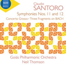 핫트랙스 CLAUDIO SANTORO - SYMPHONIES NOS.11 & 12 CONCERTO GROSSO/ NEIL THOMSON [산토로: 교향곡 11 & 12번 합주 협주곡]