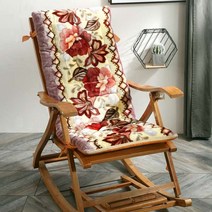 벤치의자방석 털융 눕는의자매트 겨울 두꺼운 비치체어 깔개긴 의자등나무 흔들의자 접이식의자 의자통 용나무 의자시트, C10-부귀 풀 라셸 기모