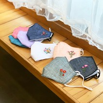 Living FUN 엄마가찾는3D마스크 얼음골 모시마스크[하늘색] 영유아 비말차단 냉골 운동용 헬스 골프 테니스 여름용, 1개