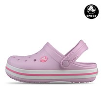 크록스 크록밴드 클로그K 여성 슬리퍼 샌들 발레리나핑크 K207006-6GD