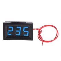 AC 30V-500V LED 110V 220V 용 Digital Voltmeter 전압계 모니터 테스터, 푸른, 1개