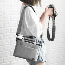 BOONA 소니 후지 캐논니콘 필름 카메라 DSLR 가방 백 H001, [H001] 숄더백  - L