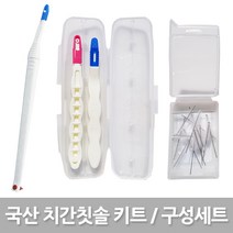 e세상 국산 치간칫솔 키트세트(+리필모80개+휴대용키트), 1폭, 1세트