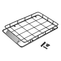 자동차 루프랙 루프박스 2 Size Metal Camel Cup Luggage Carrier Roof Rack for Axial SCX10 Traxxas TRX4 RC4WD D90, [02] 230x147mm, 02 230x147mm